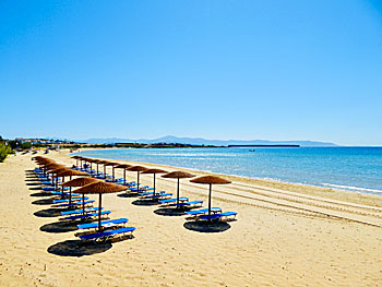 Golden beach på Paros.  