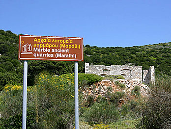 Marmorbrottet på Paros.  