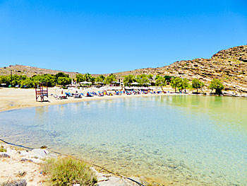 Monastiri beach på Paros.  