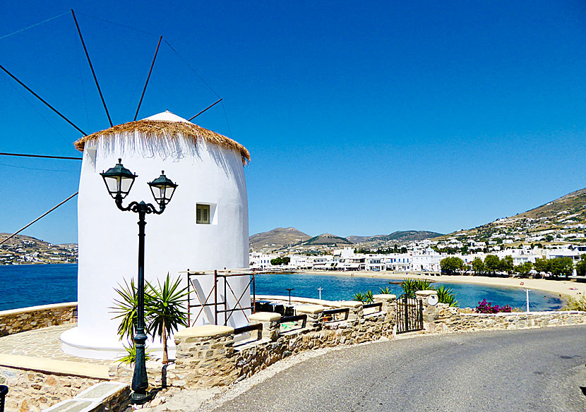 Parikia beach på Paros.  