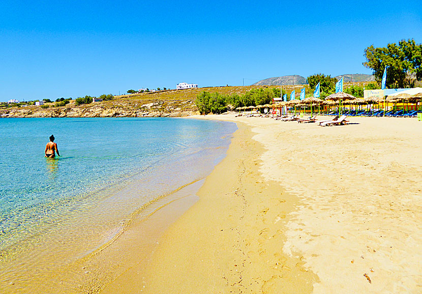 Pounda beach. Paros.