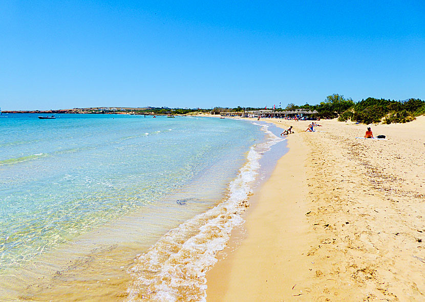 Paros bästa stränder. Aliki 1 beach .