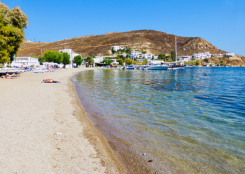Grikos beach på Patmos.
