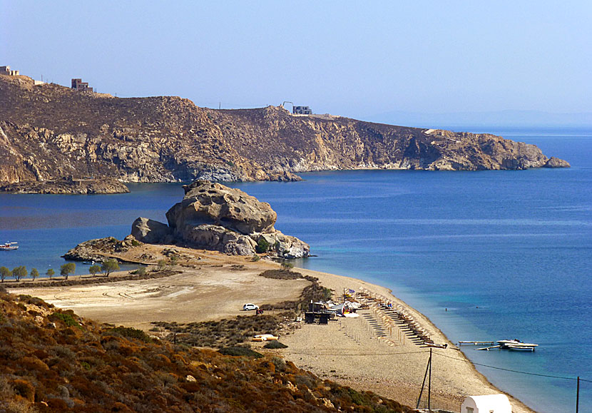 Petra beach på Patmos.