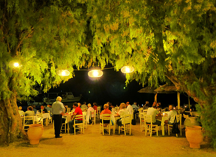 Restaurang i Skala på Patmos.