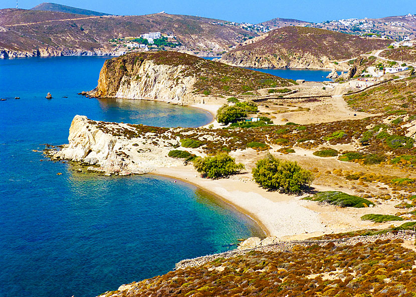 Twin Beaches (Didymes) på Patmos.