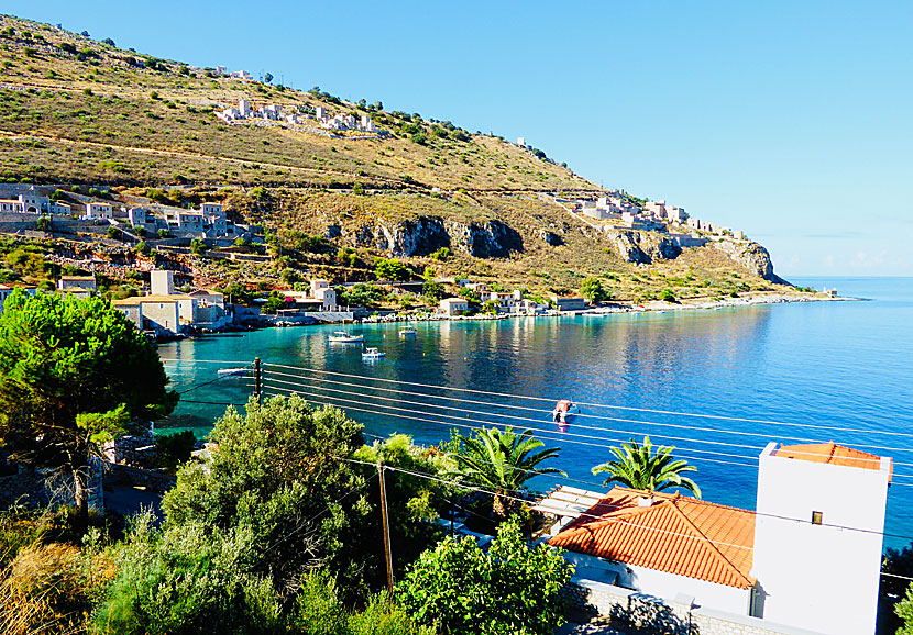 I den lilla byn Limeni i Mani på Peloponnesos finns några hotell och restauranger. 