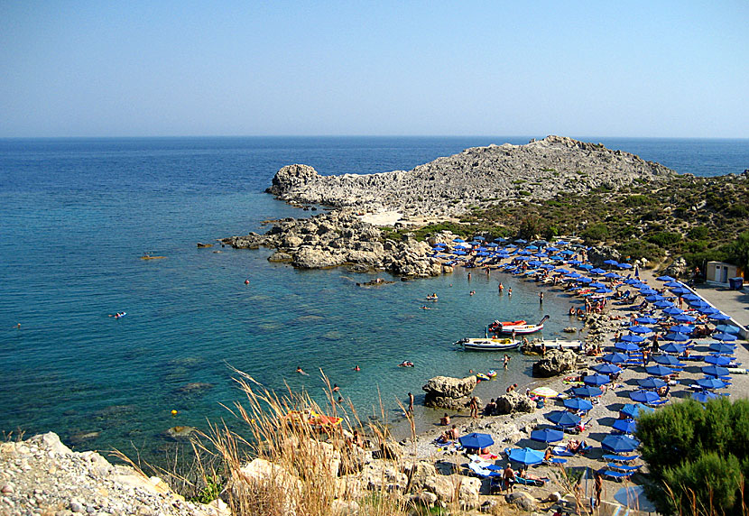 Ladiko beach på Rhodos