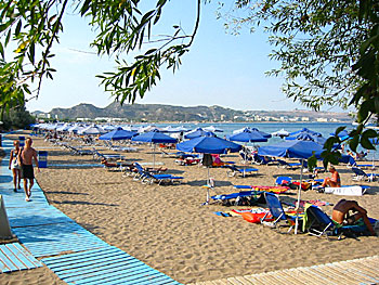 Faliraki beach på Rhodos.