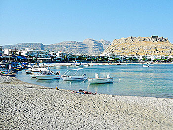 Haraki beach på Rhodos.