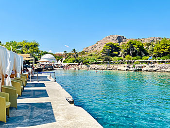 Kallithea beach på Rhodos.