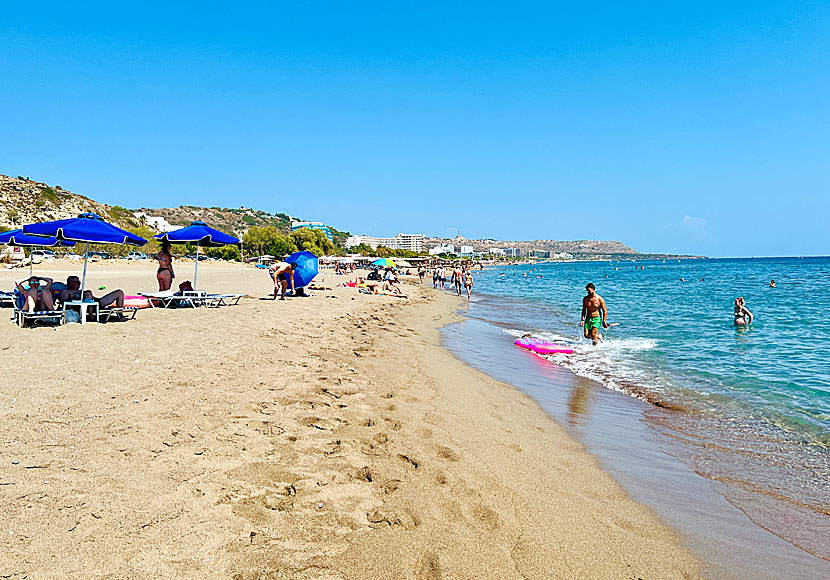 Faliraki beach. Rhodos.