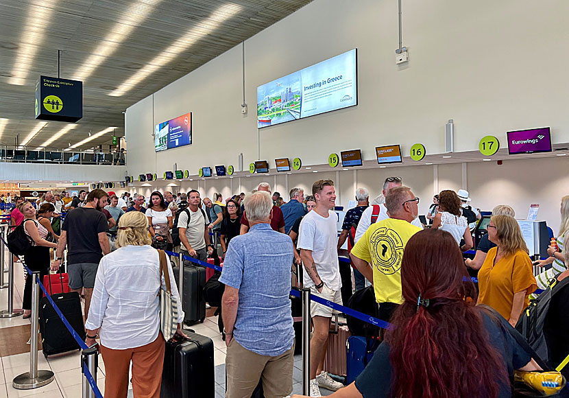 Flygplatsen på Rhodos.