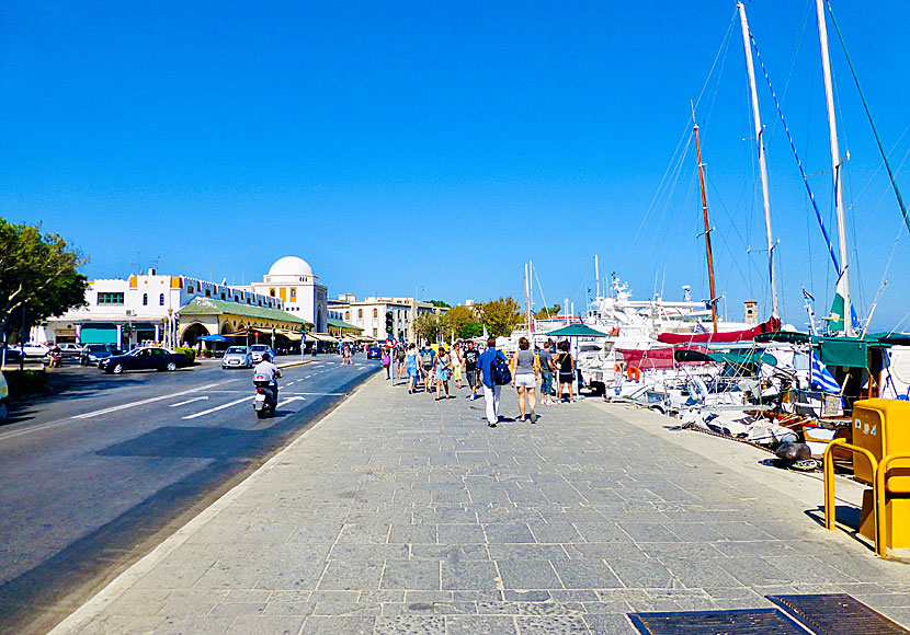 Mandrakihamneni Rhodos stad.