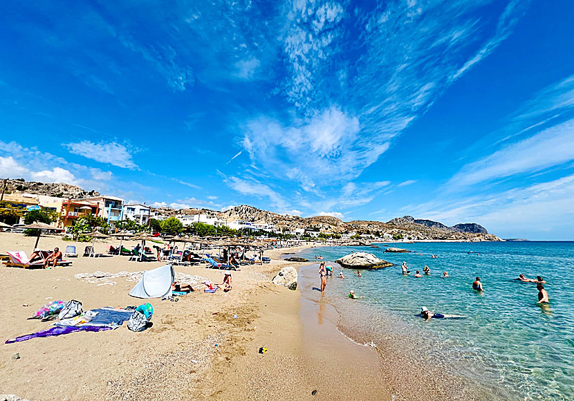 Stranden i Stegna på Rhodos.