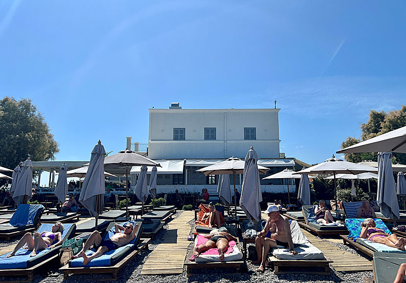 Taverna Meltemi vid Elli beach på Rhodos.