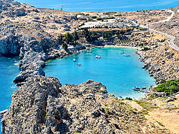 Saint Paul beach på Rhodos.