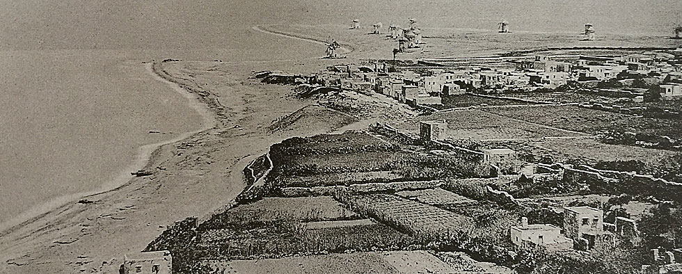 Windy beach och delar av Eli beach år 1900. 