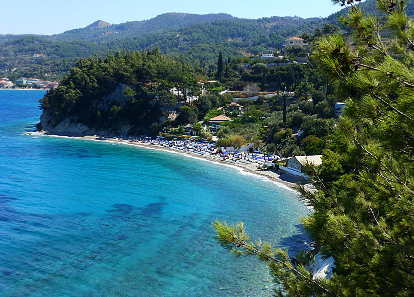 Samos bästa stränder. Lemonakia beach. 