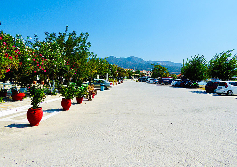 Ormos Marathokampos nära Votsalakia på västra Samos.