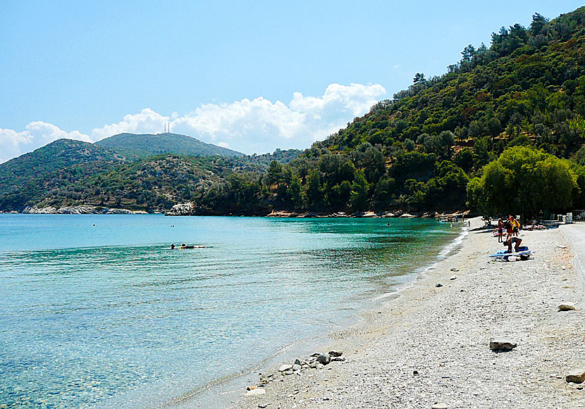 Kerveli beach på Samos.