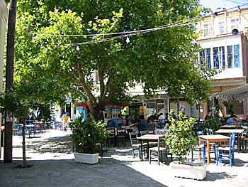 Byarna Chora och Mytilini på Samos.