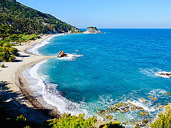 Potami beach på Samos.