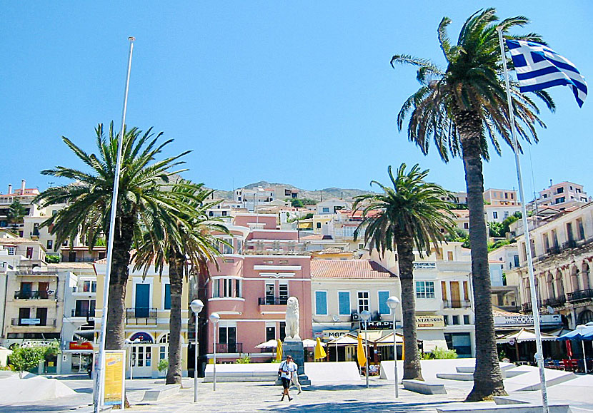 Pythagoras Square i Samos stad.