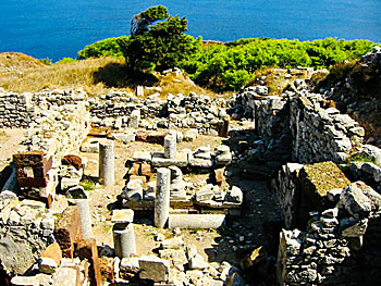 Ancient Thira på Santorini.