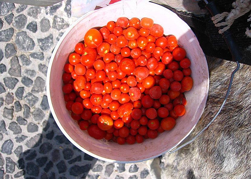 Tomater från Santorini.