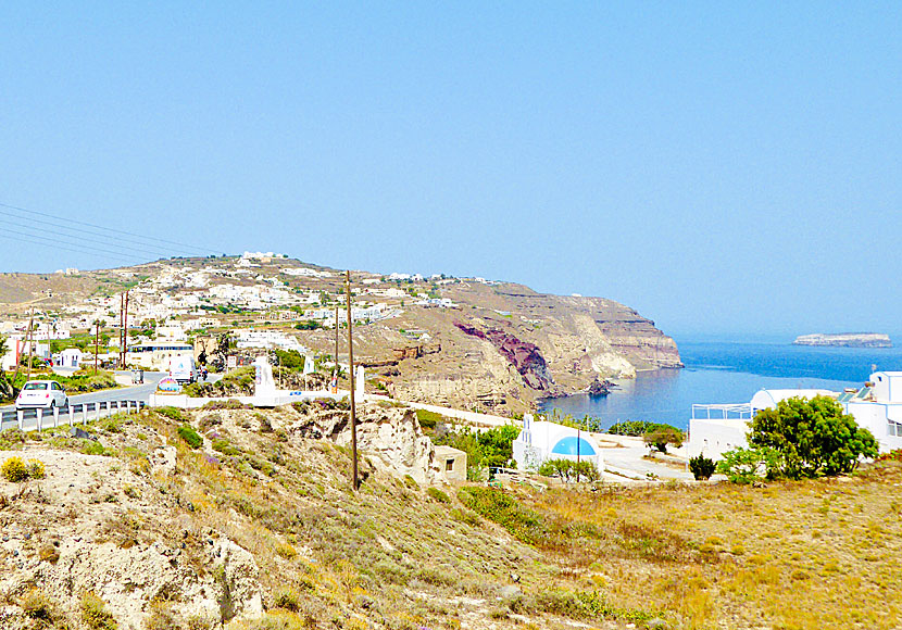 Byn Akrotiri på Santorini.