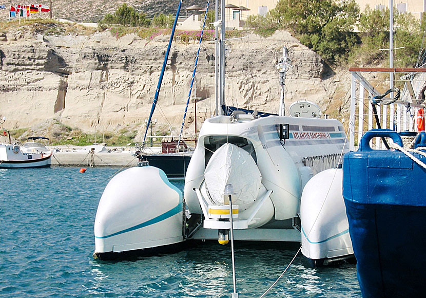 Med ubåten Atlantis på Santorini kan du dyka ner i havet och leta efter den försvunna staden Atlantis.