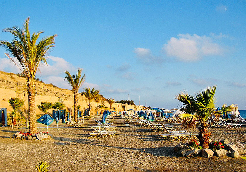 Tropical beach i Vlychada på Santorini.