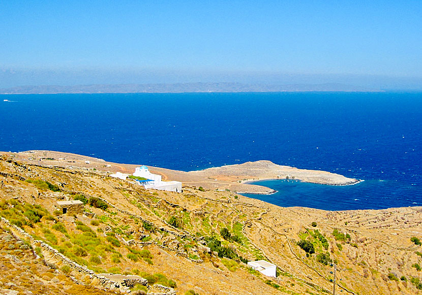 Serifos bästa stränder. Platis Gialos  beach. 