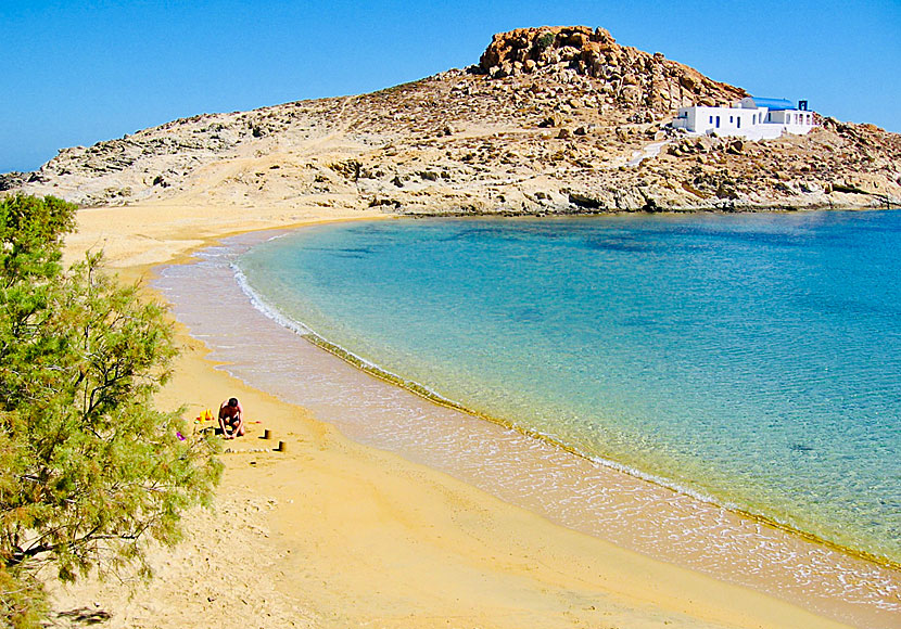 Serifos bästa stränder. Agios Sostis beach. 