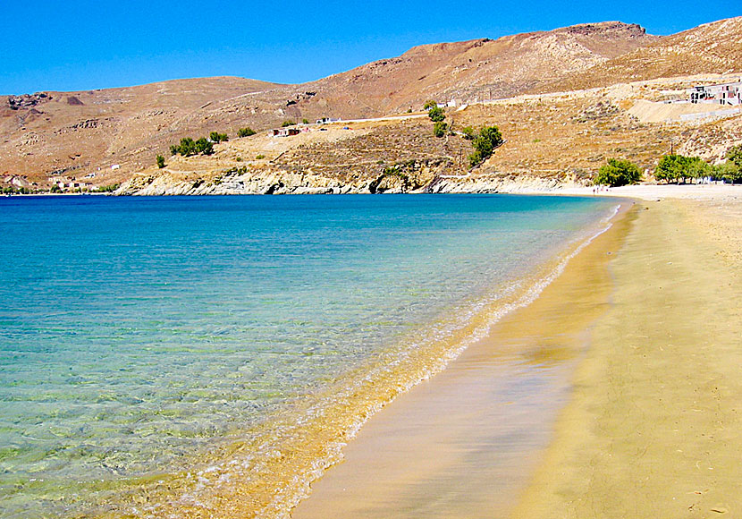 Ganema beach på ön Serifos i Kykladerna.