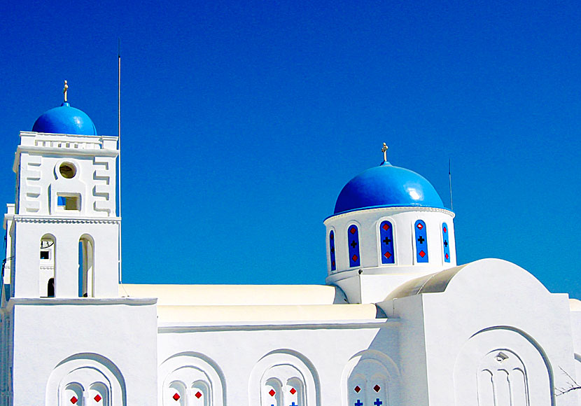 Den vackra katedralen Agios Spiridon i Apollonia.