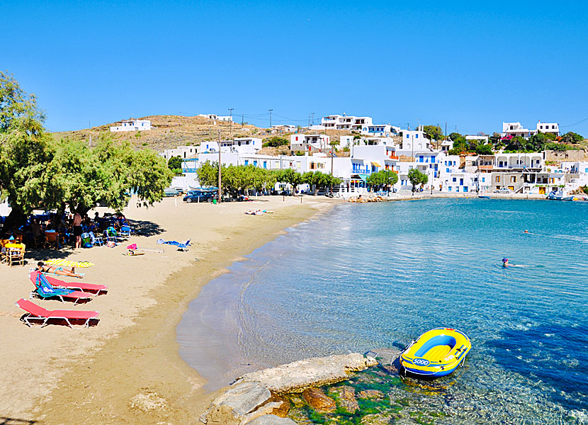 Sifnos bästa stränder. Faros beach. 