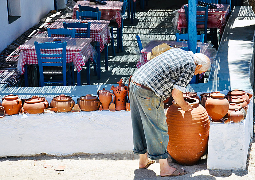 Keramiker i Heronissos i på Sifnos.