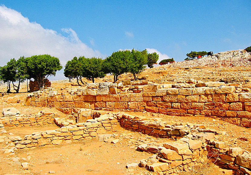 Utgrävningarna vid Agios Andreas på Sifnos.