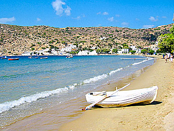 Vathy beach på Sifnos.