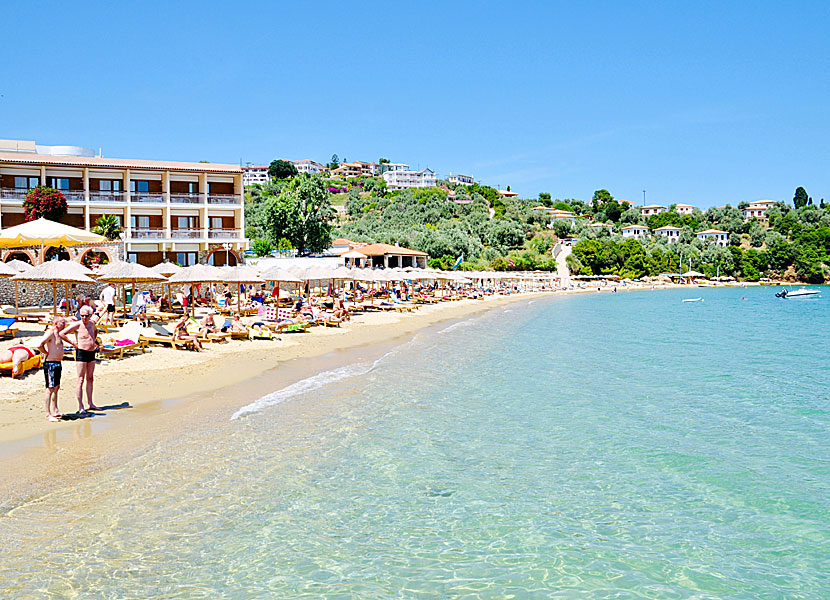 Skiathos bästa stränder. Achladies beach.