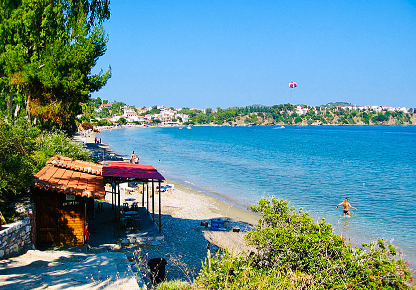 Megali Ammos beach på Skiathos.