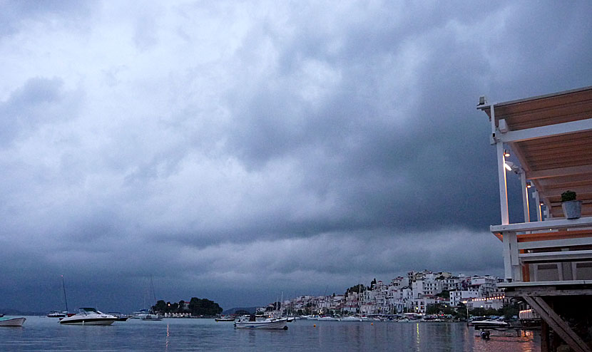 Taverna Akrogiali. Skiathos.