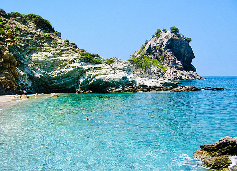 Mamma Mia beach på Skopelos.