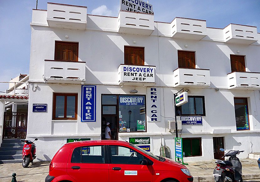 Discovery Rent A Car i Skopelos stad är mycket bra. 