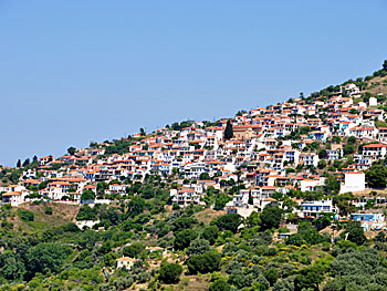 Byn Glossa på Skopelos.