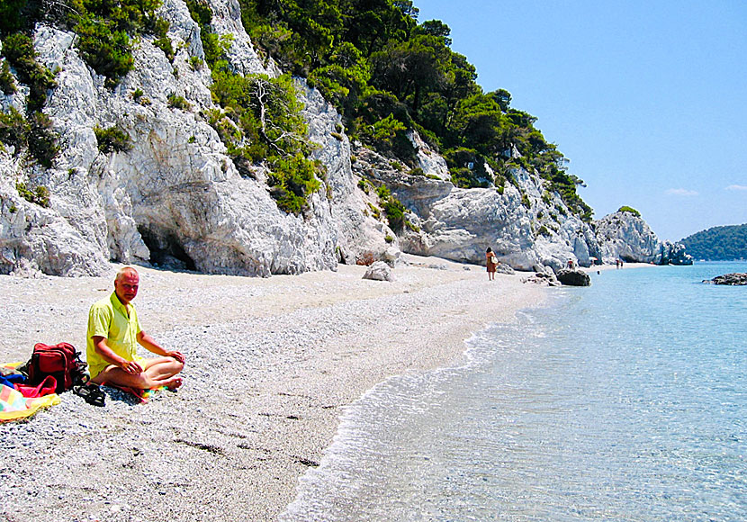 Hovolo beach Skopelos.