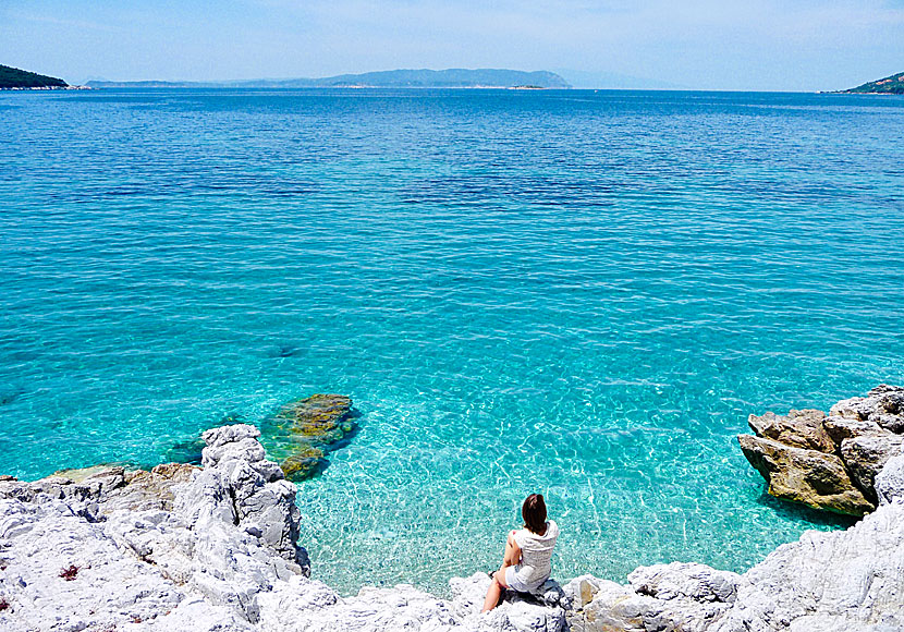 Kalimera beach på Skopelos.