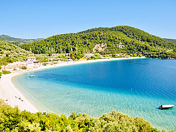 Byn Panormos på Skopelos.